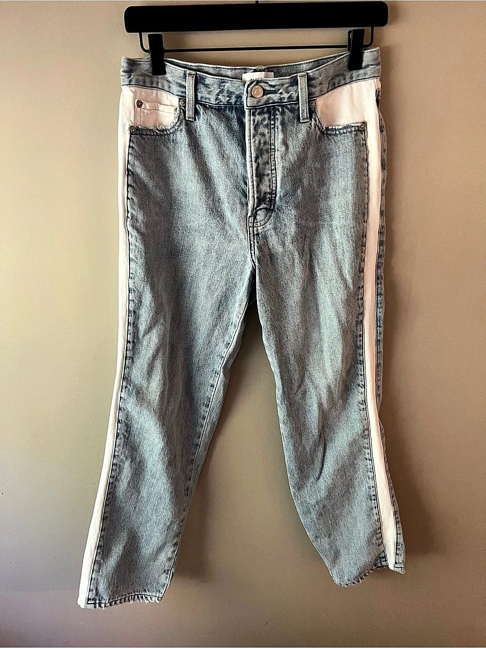 Pistola Straight Leg Color Block Jeans Waist 26